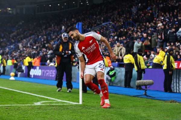 2025年梅里诺为阿森纳打进9粒英超进球,比队内任何球员齐更多